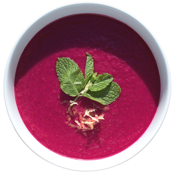 Vegan Gluten-Free Plant-Based Gazpacho with Cucumber and Beets